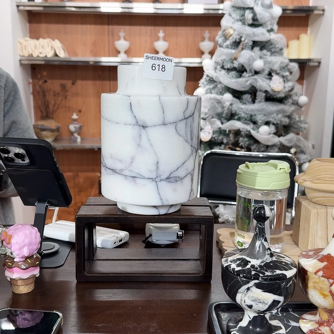 大理石618香雪梅大花瓶