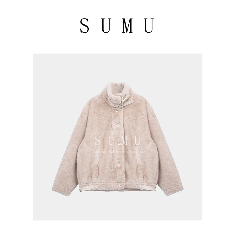 宿慕SUMU 女士外套 冬季新款时尚休闲百搭女士外套9897