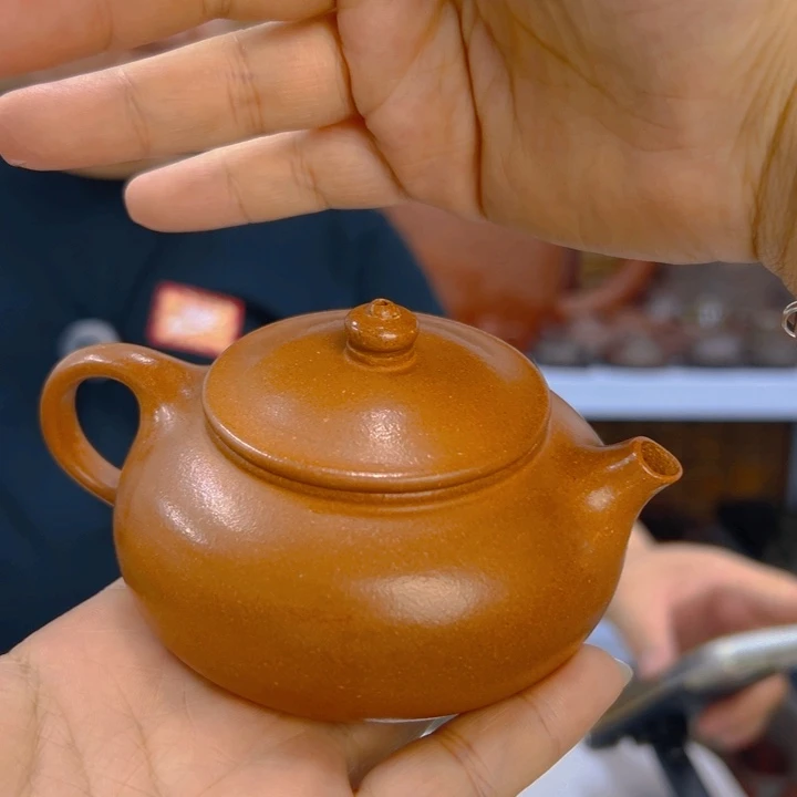 宜兴紫砂工艺紫砂壶瑕疵封釉