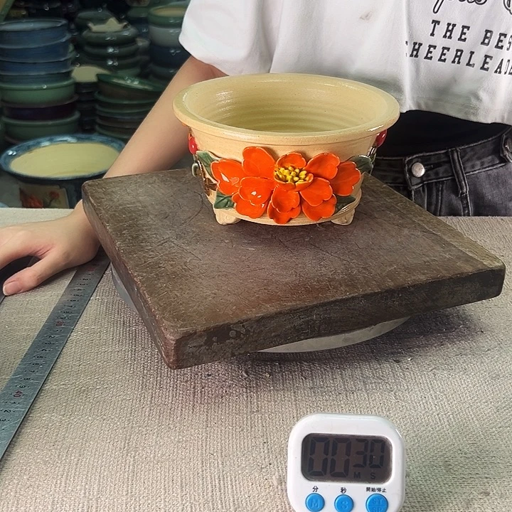 泳坤堂石湾盆陶瓷