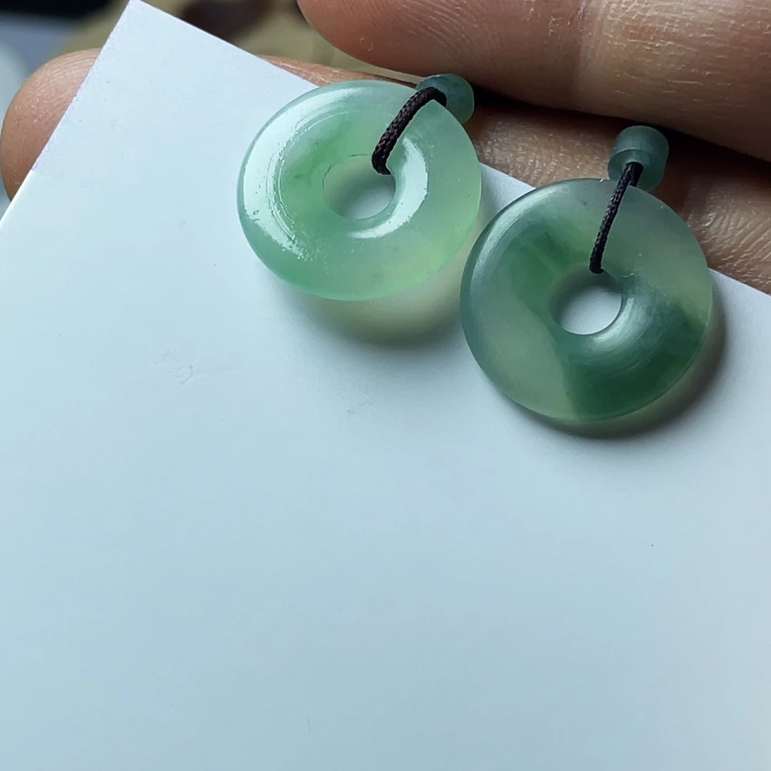 定制翡翠未镶嵌陌*人甜甜圈