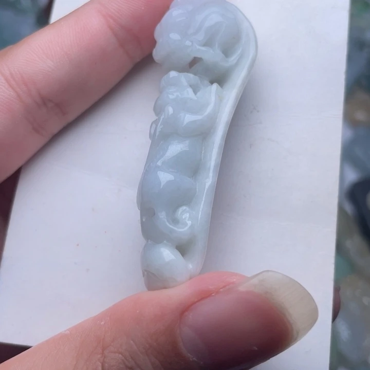 翡翠未镶嵌吊坠(不含链)翡翠