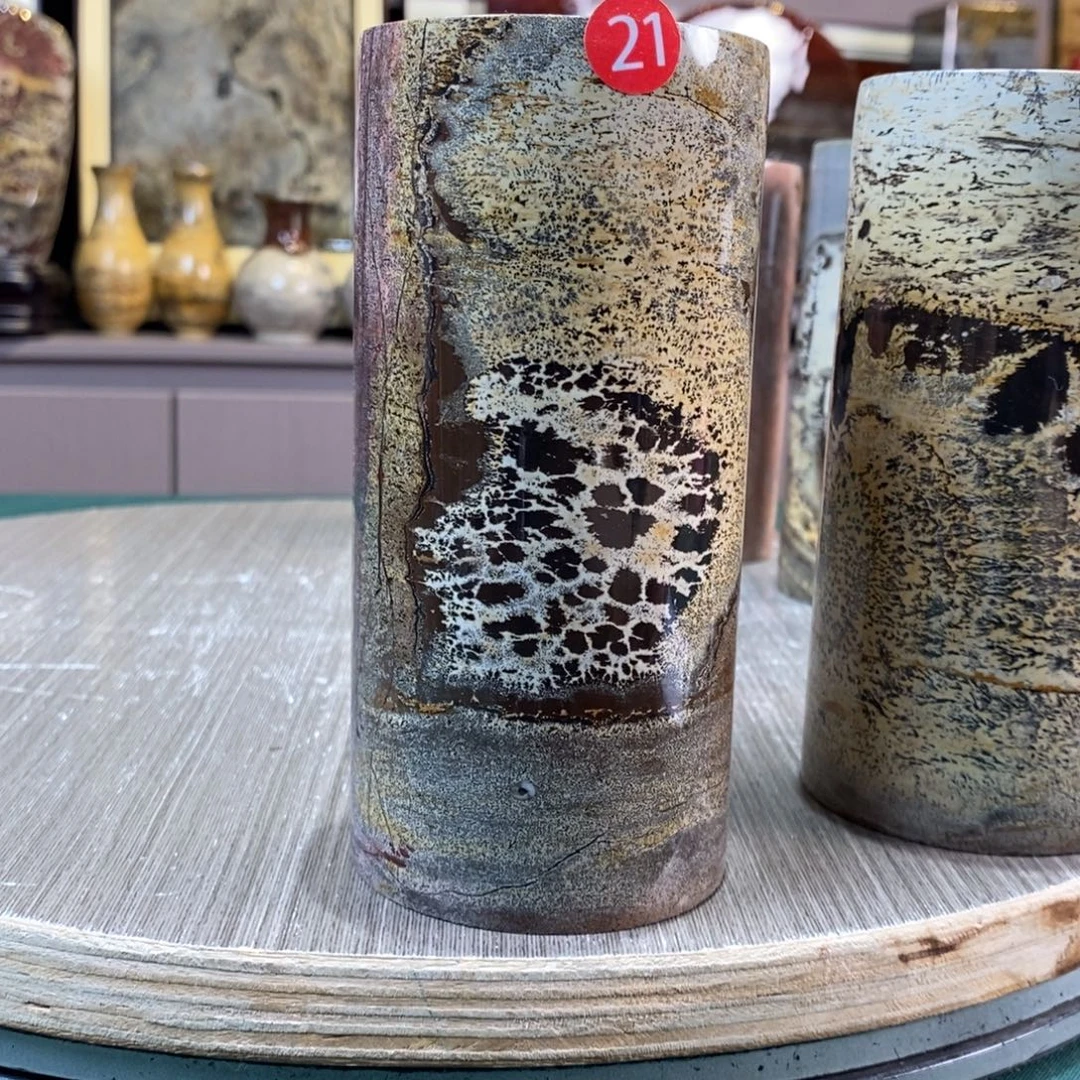 石材广西国画石草花石