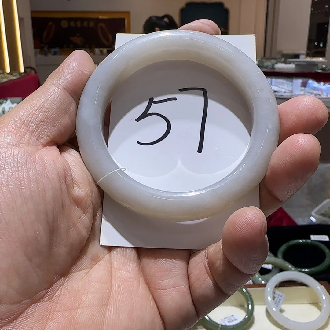 和田玉未镶嵌手镯663