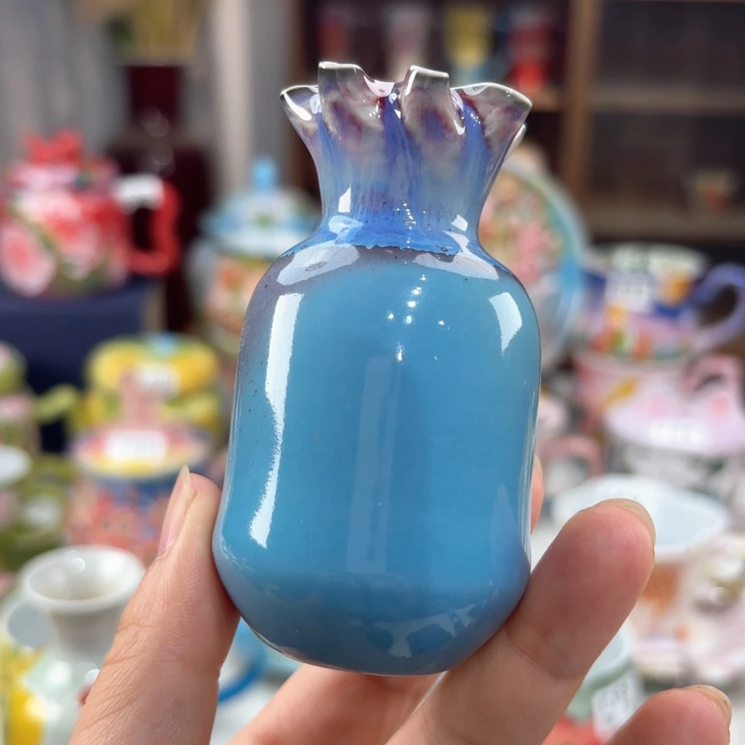 景德镇手绘高温釉下彩陶瓷茶具