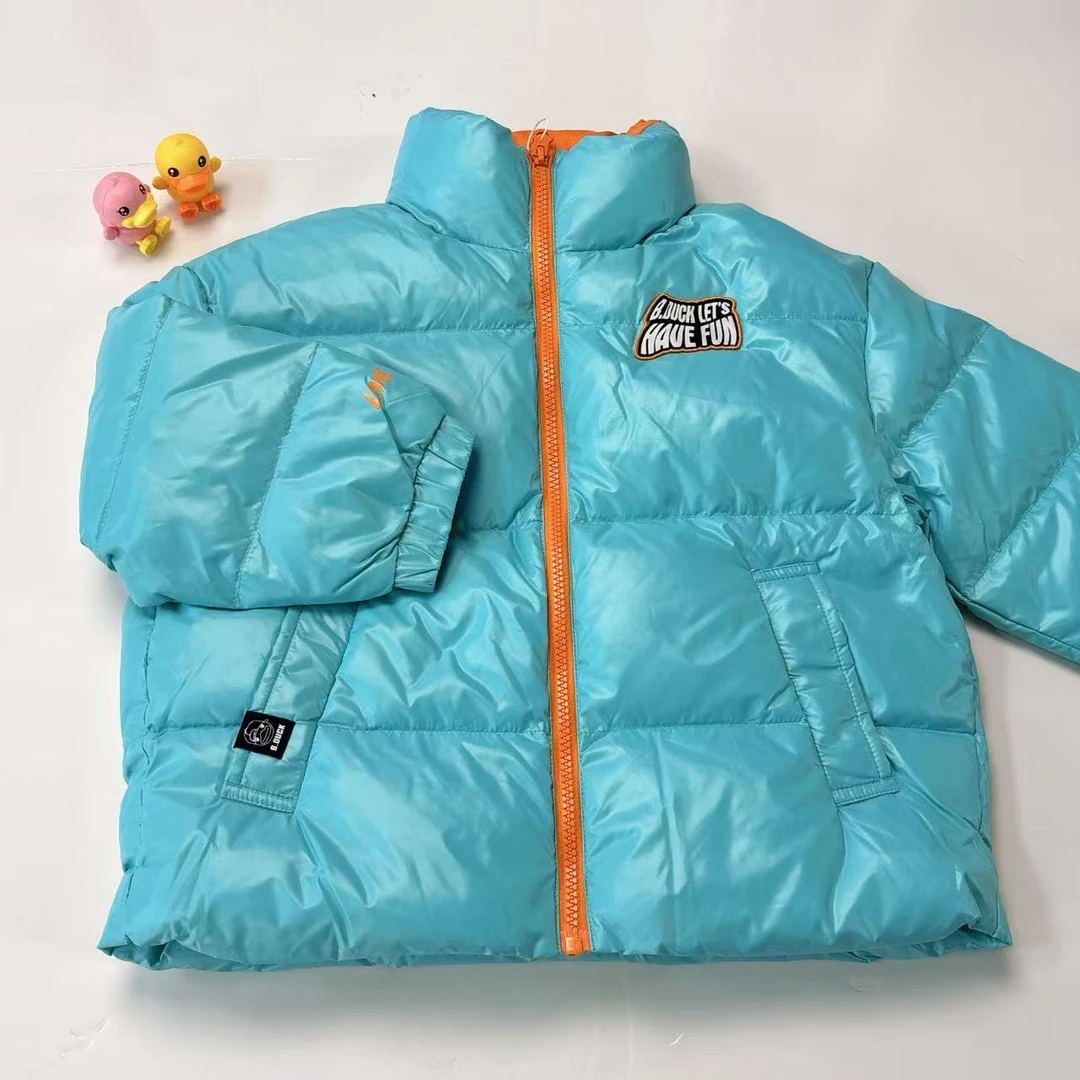 B.DUCK小黄鸭街头玩家免洗保暖鸭绒男女童冬装时尚加厚羽绒服A013
