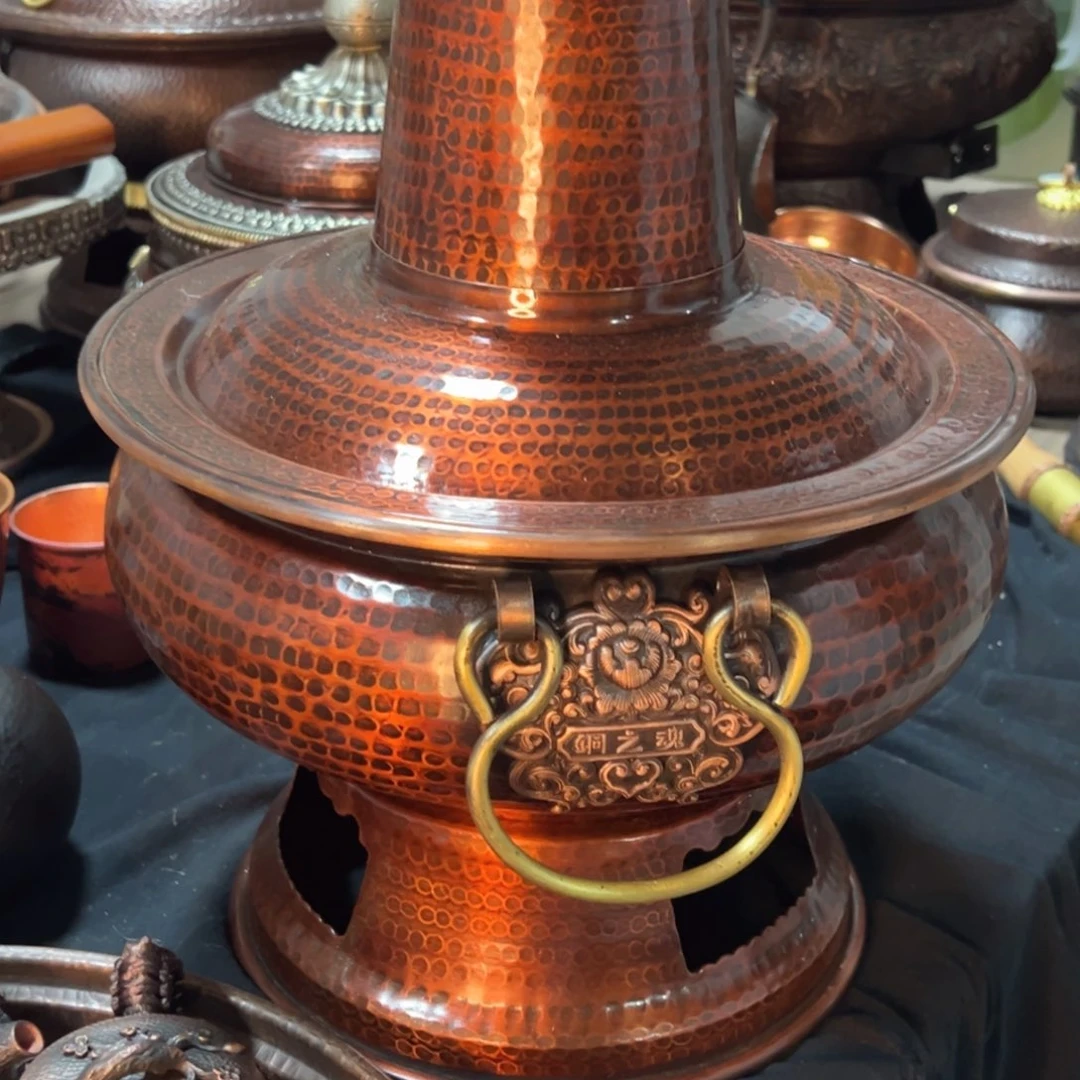 木炭火锅分体烤色