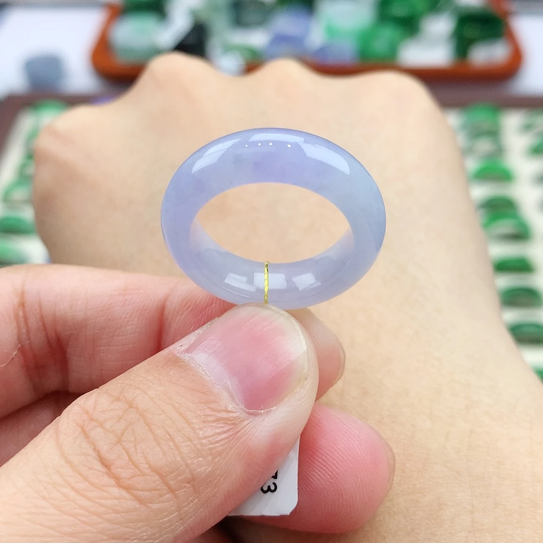 翡翠未镶嵌戒指14号