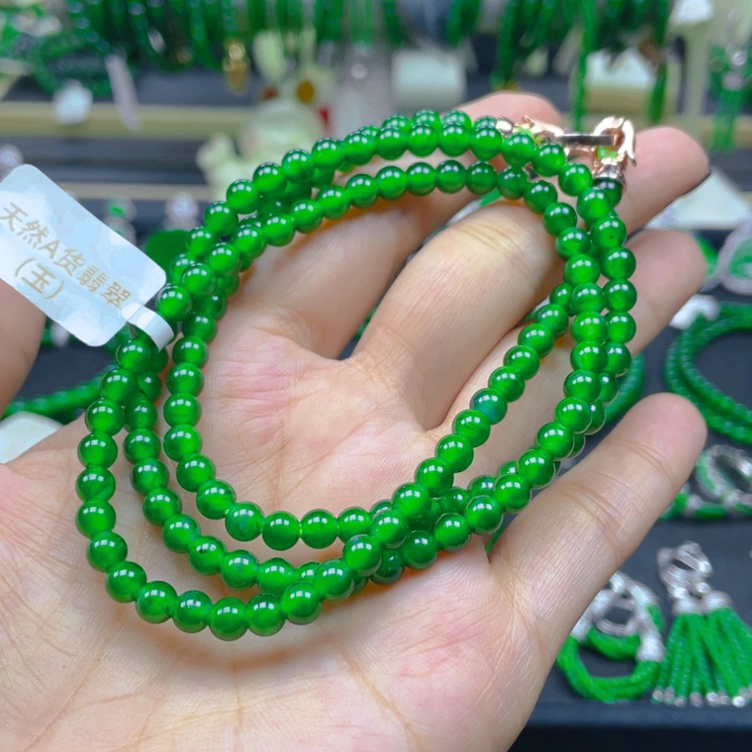 颈饰未镶嵌翡翠项链5