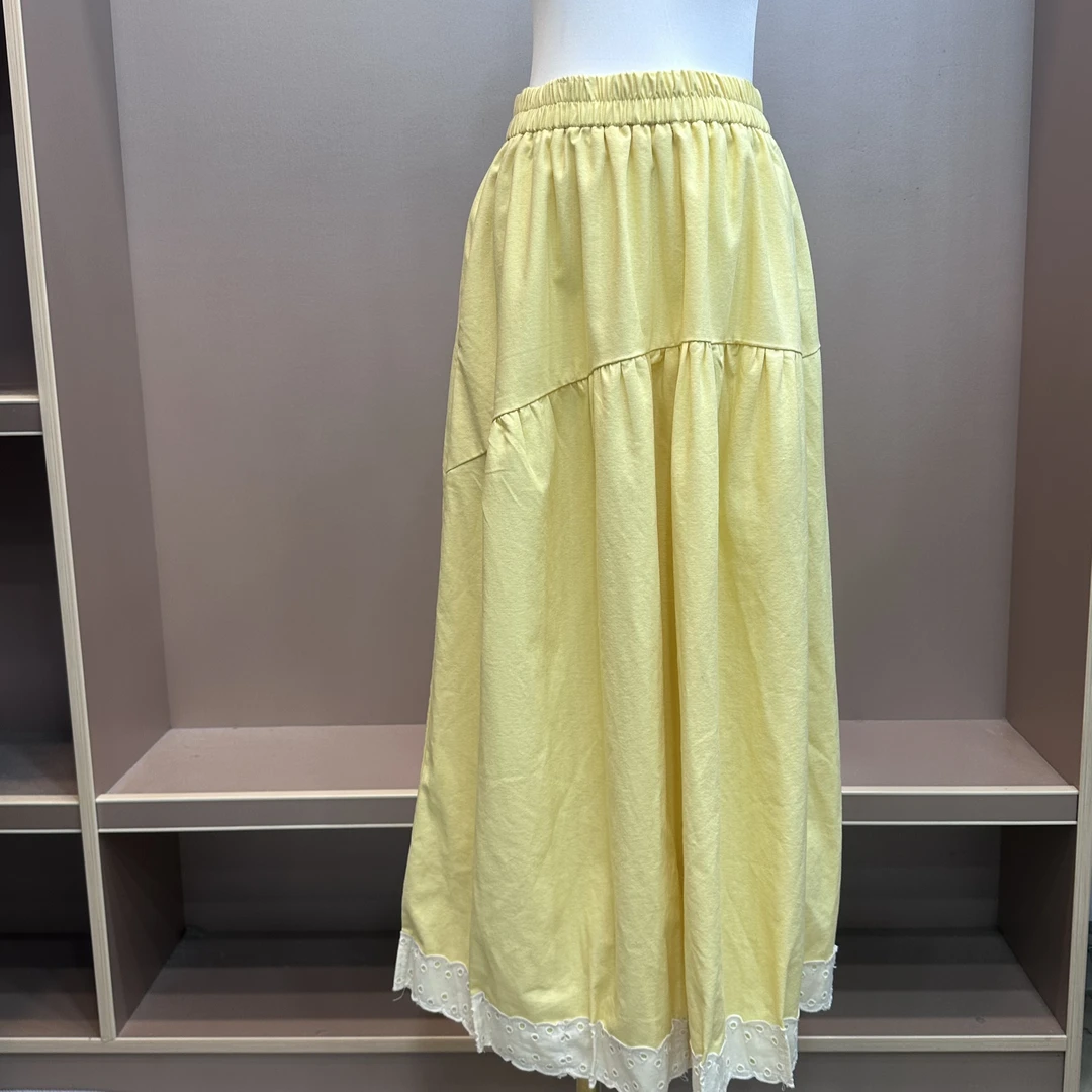 K7171夏季潮牌百搭纯色半身裙