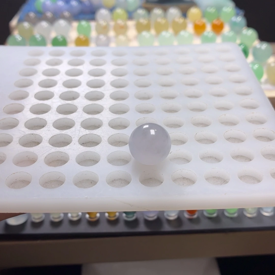 翡翠未镶嵌手链13.5翡翠圆珠