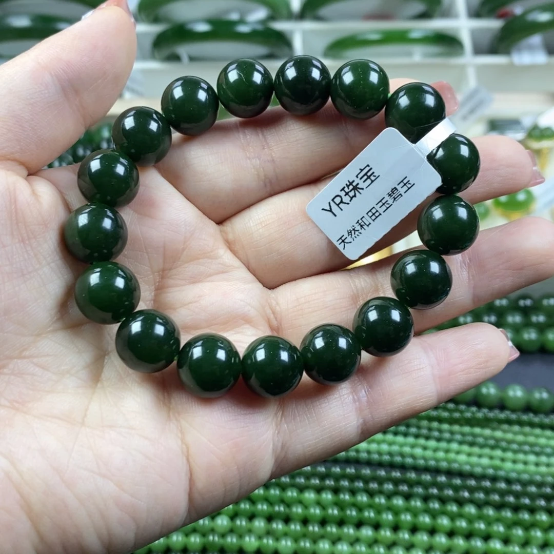 和田玉（碧玉）手串未镶嵌