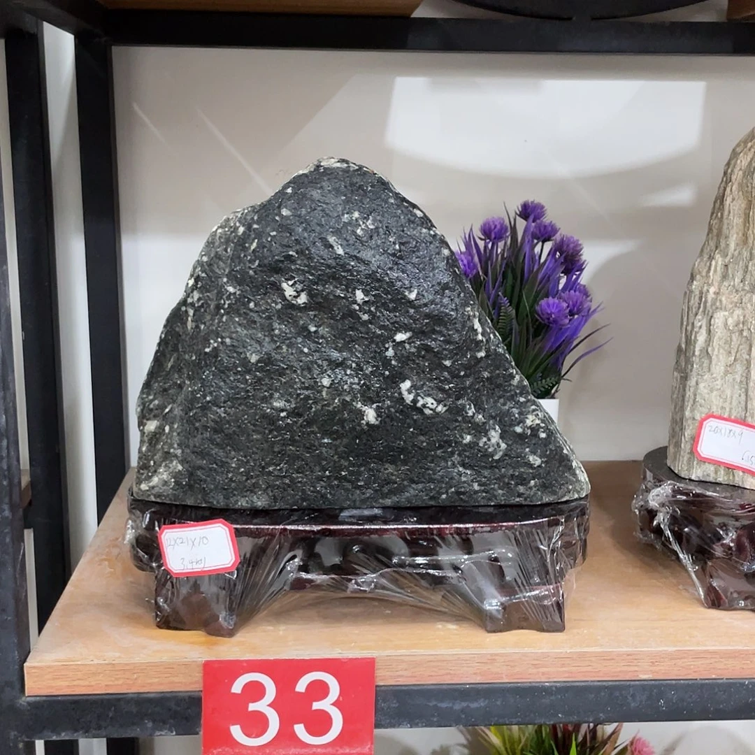 ****️石材靠山石平安石摆件