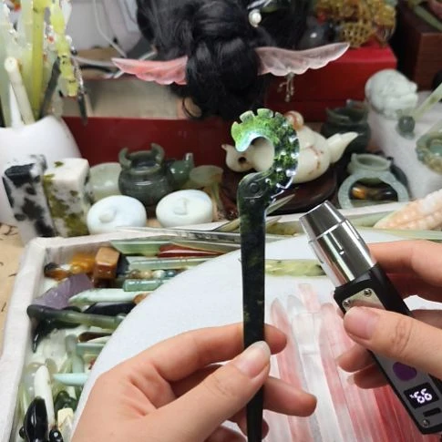蛇纹石玉合金珠宝半成品