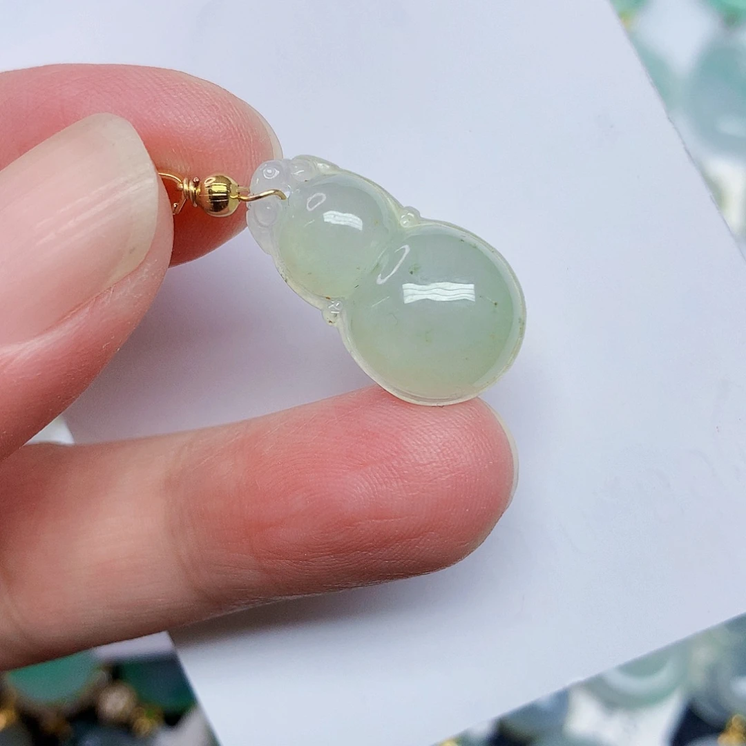 翡翠未镶嵌颈饰345678