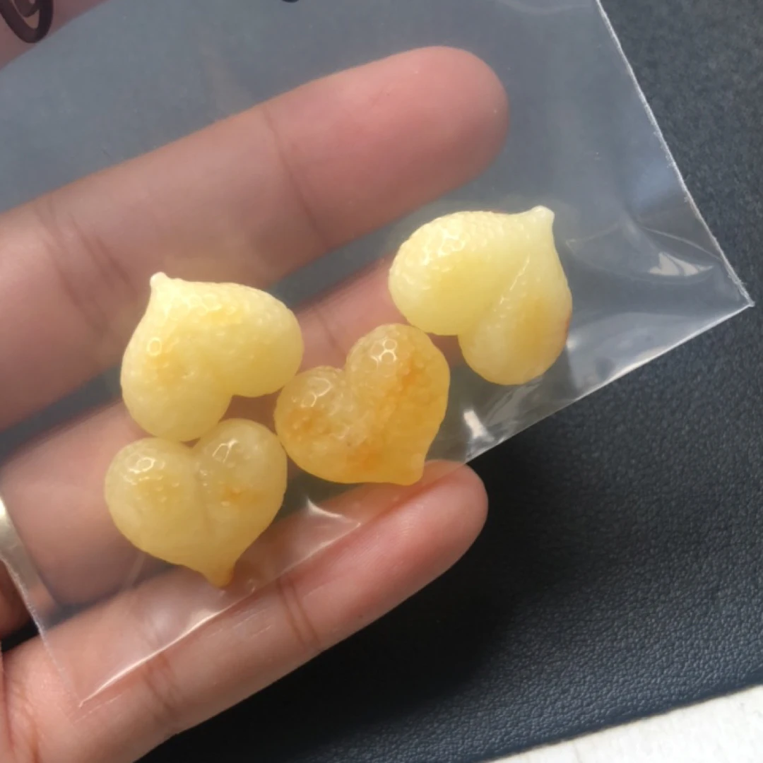 蜜蜡屁桃diy挂件