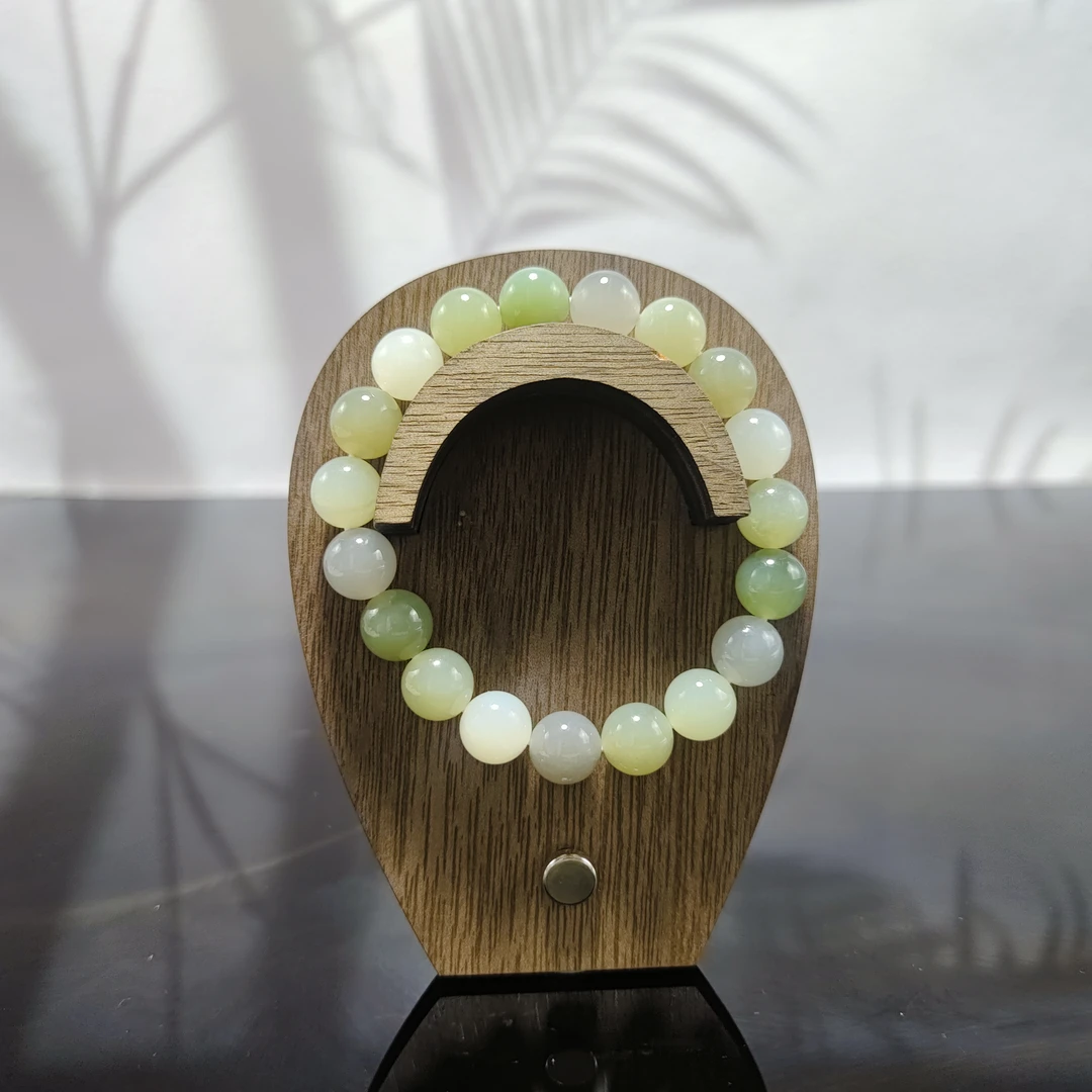 T和田玉多宝圆珠手串（卡10）3262