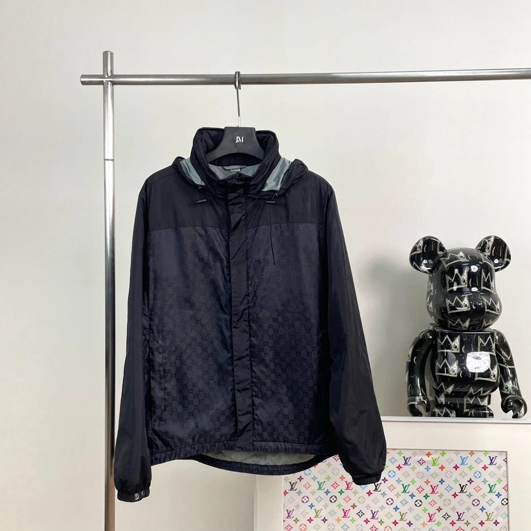 99新 GUCCI/古驰 3929/GUCCI  GG衬垫logo夹克外套/50码/99新
