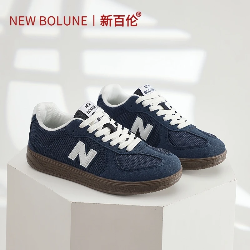 新百伦德训鞋男鞋秋季新款百搭平底情侣板鞋男士爆款运动休闲潮鞋