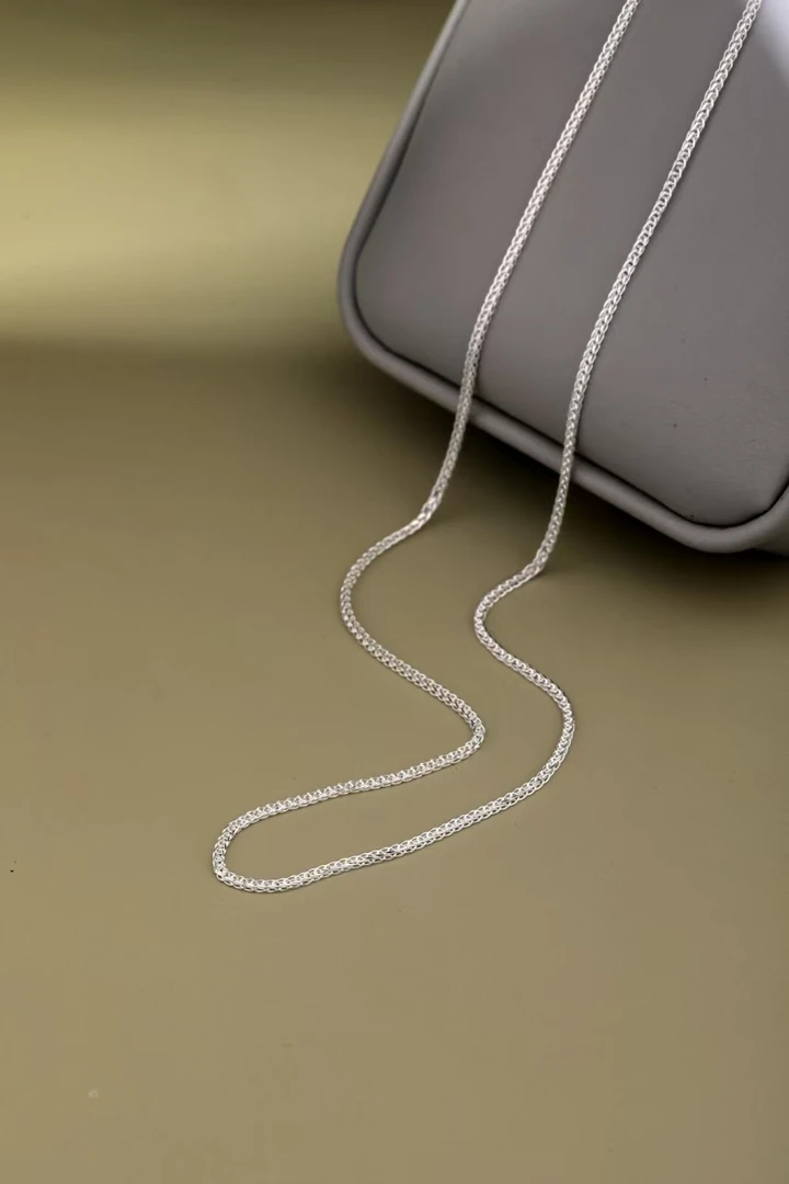 链子足银 足银999.9肖邦项链约45cm小众首饰氛围感