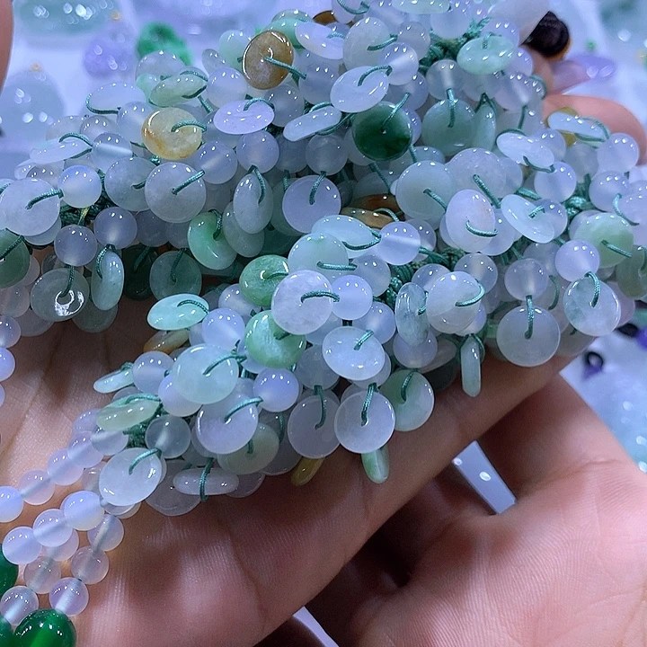 翡翠未镶嵌颈饰天然翡翠A货车挂多样性发货发其一