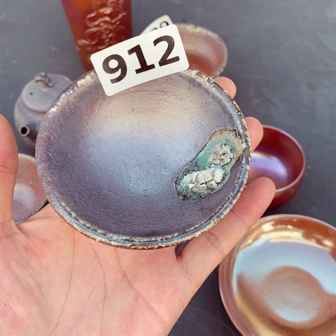 茶盏柴烧茶具套，第一天茶具