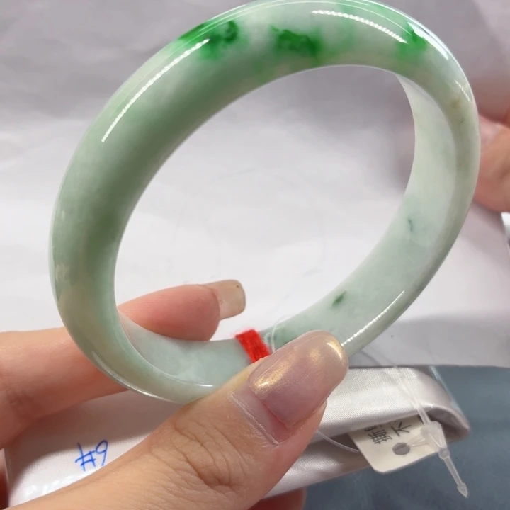 翡翠未镶嵌手镯57.7圈口（6#