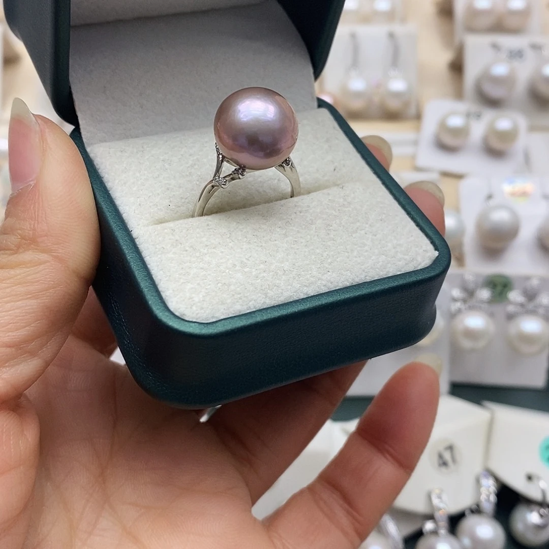 淡水珍珠银S925镶嵌颈饰