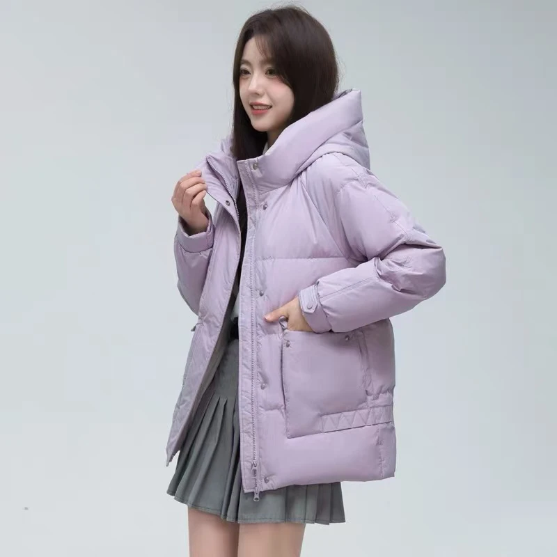 韩版时尚连帽棉衣加厚保暖休闲百搭宽松潮流上衣棉袄外套 7200