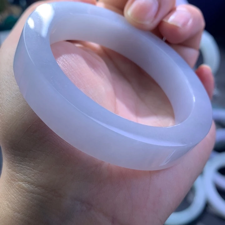 定制翡翠未镶嵌缅甸翡翠55-56正圈