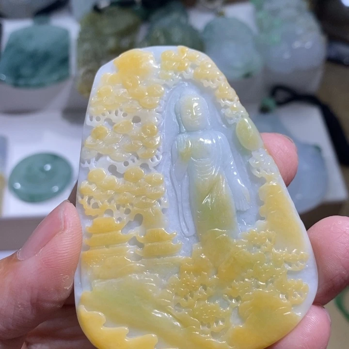 【闪购商品】颈饰未镶嵌翡翠阿咪
