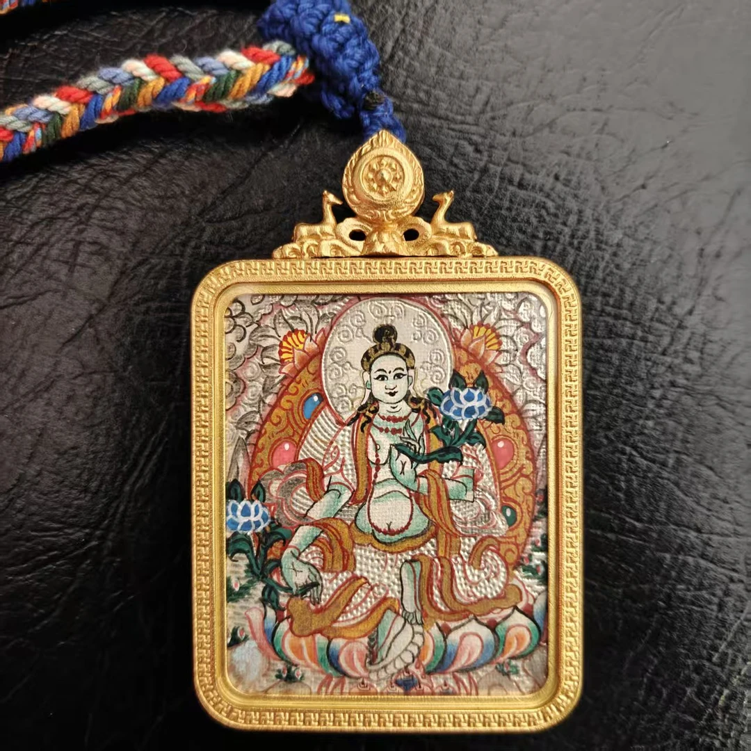 XMLY0374藏传艺术作品-银唐绿度