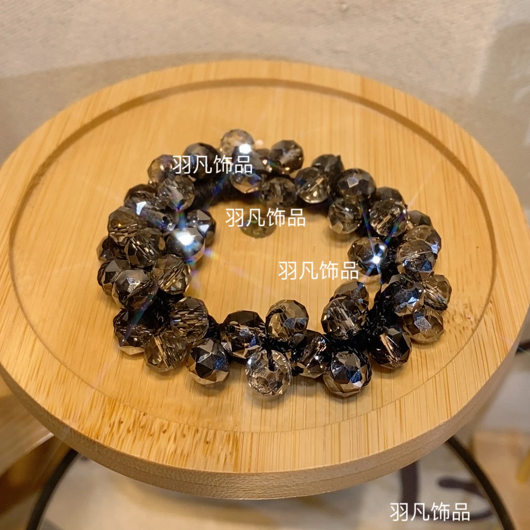 羽凡【2481】日韩欧美风手链发绳双色原创设计弹力头绳发圈气质时尚