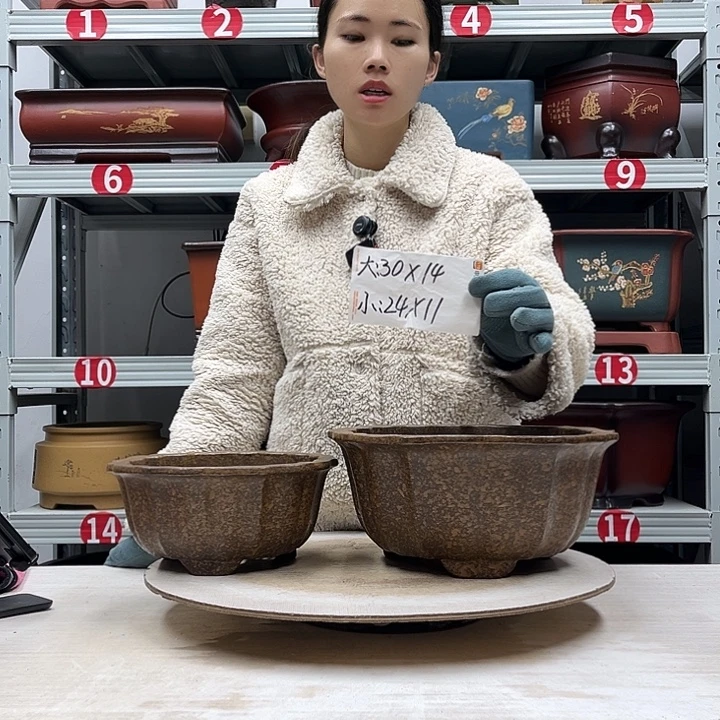 紫砂花盆紫砂花盆