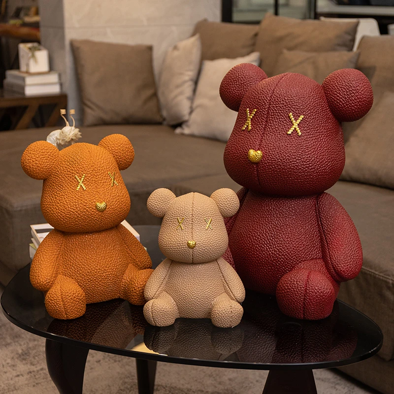 新款暴力熊只进不出存钱罐大号网红客厅摆设电视柜软装摆件储蓄罐