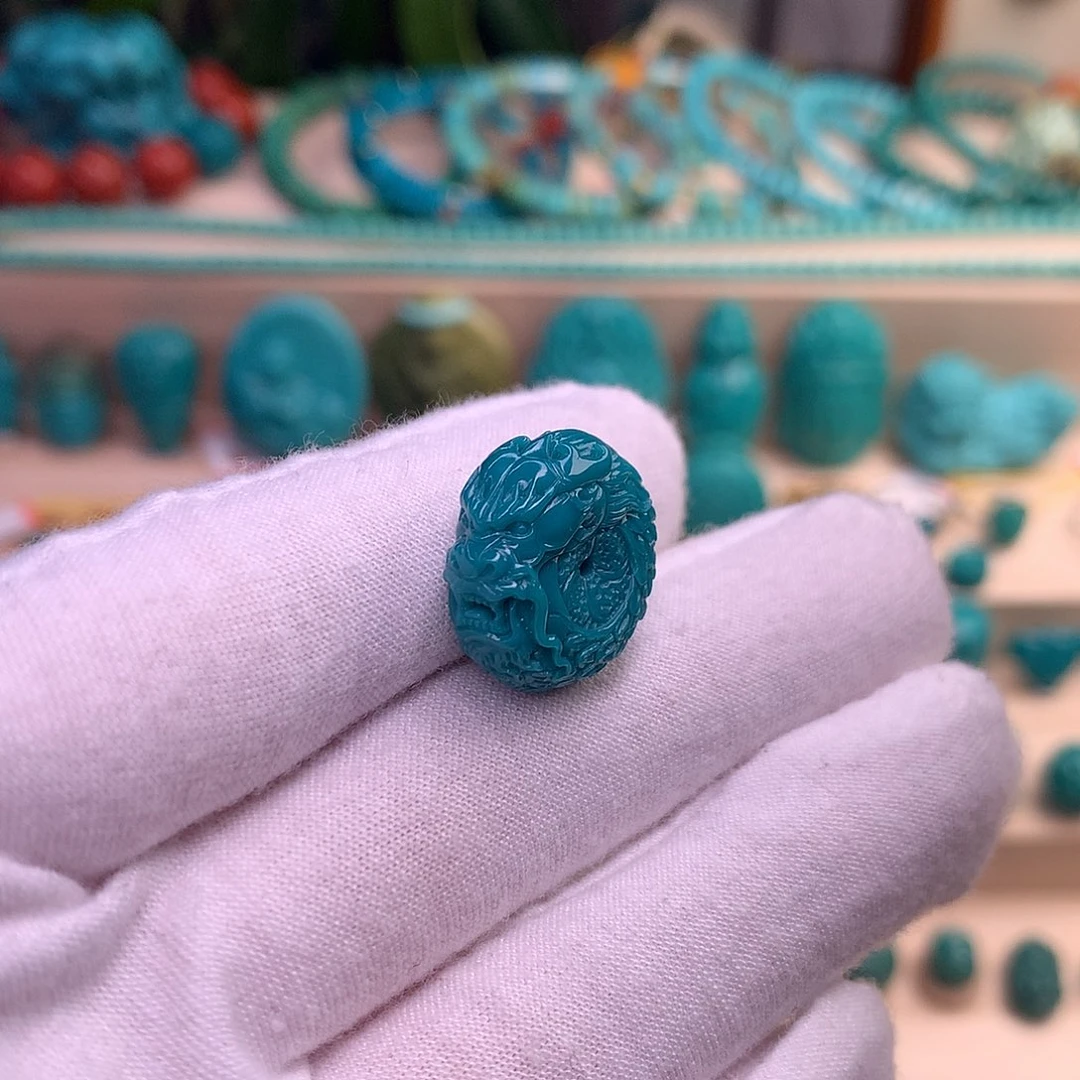 绿松石珠宝半成品未镶嵌