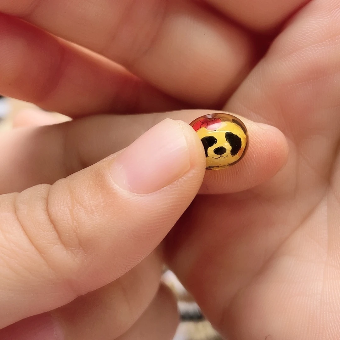 琥珀裸石未镶嵌花*e猫