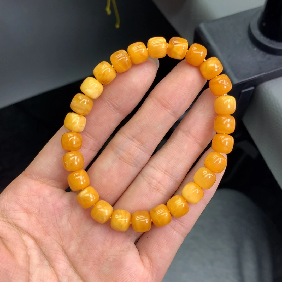 琥珀未镶嵌珠宝奇石8mm➕