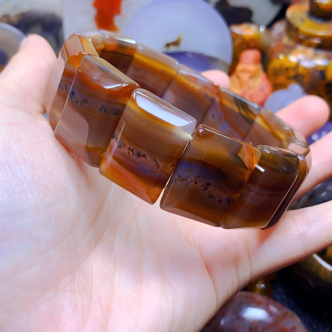 玛瑙/玉髓未镶嵌手牌24心**成