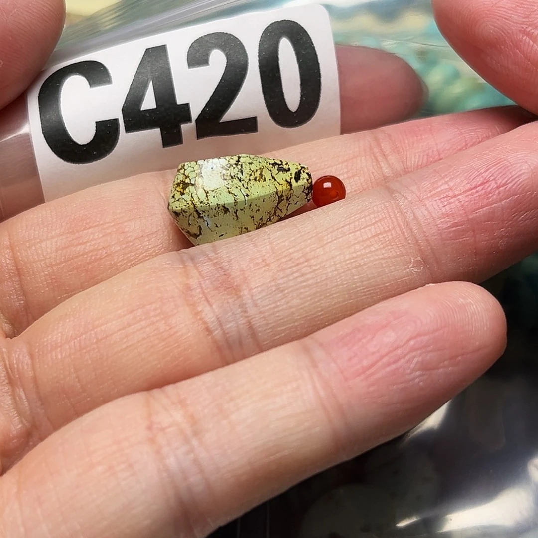 南红玛瑙配饰未镶嵌卡10