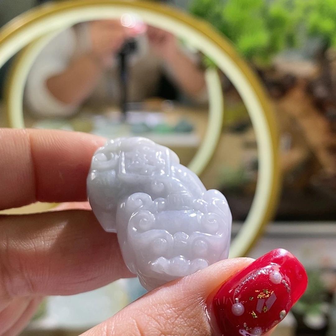 【闪购商品】翡翠颈饰未镶嵌貔貅