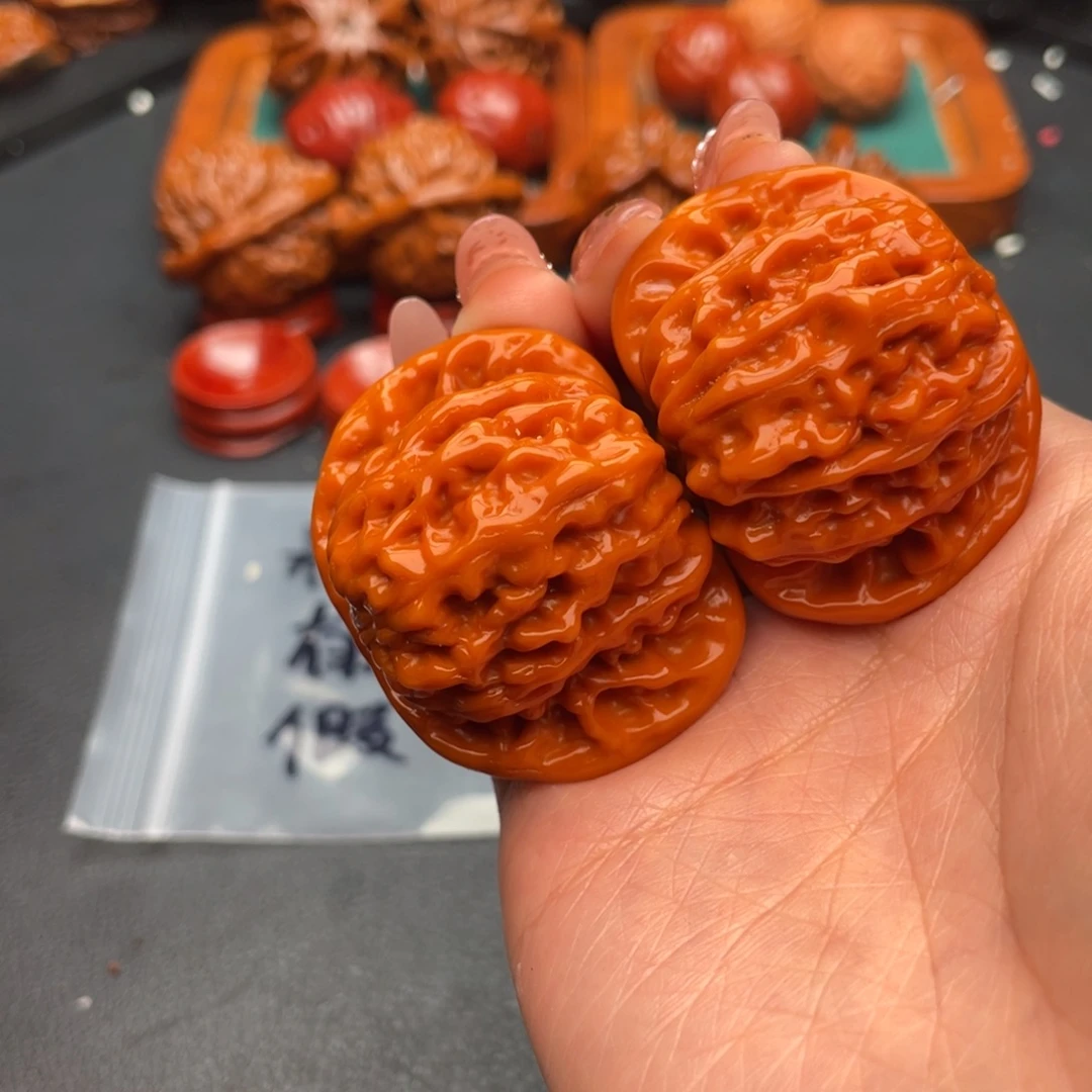 财***爷文玩核桃把件四座楼