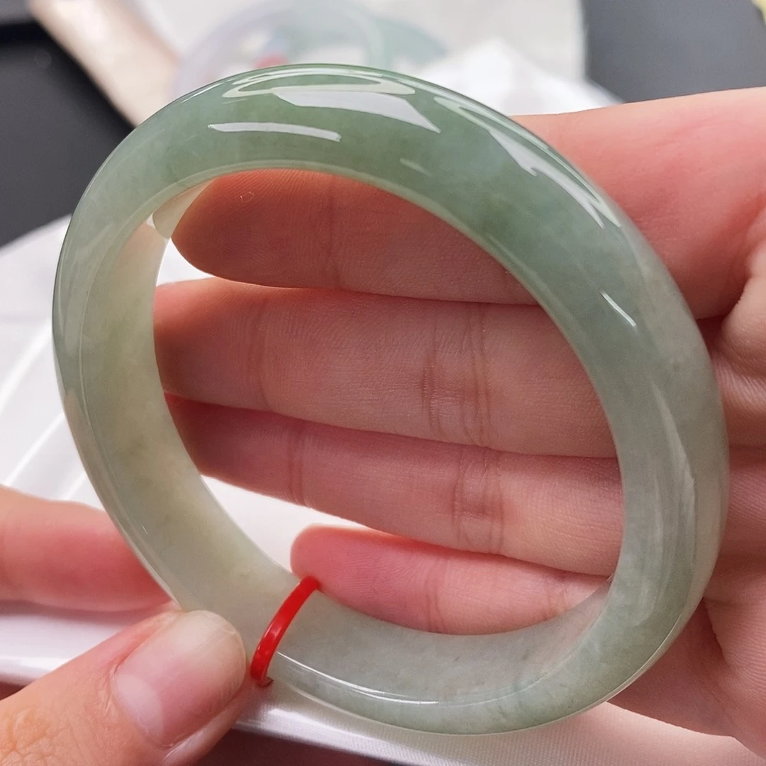 翡翠未镶嵌手镯57 58