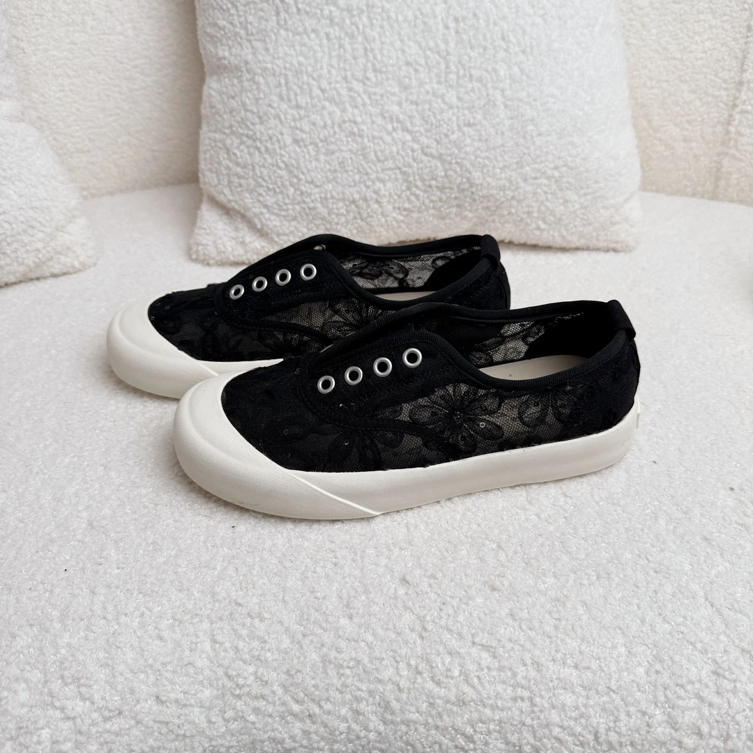 6631 丽丽--夏新品进口真丝网纱一脚蹬休闲渔夫鞋