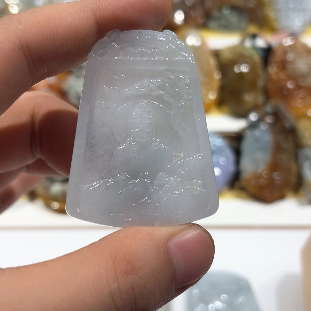 翡翠未镶嵌颈饰挂件