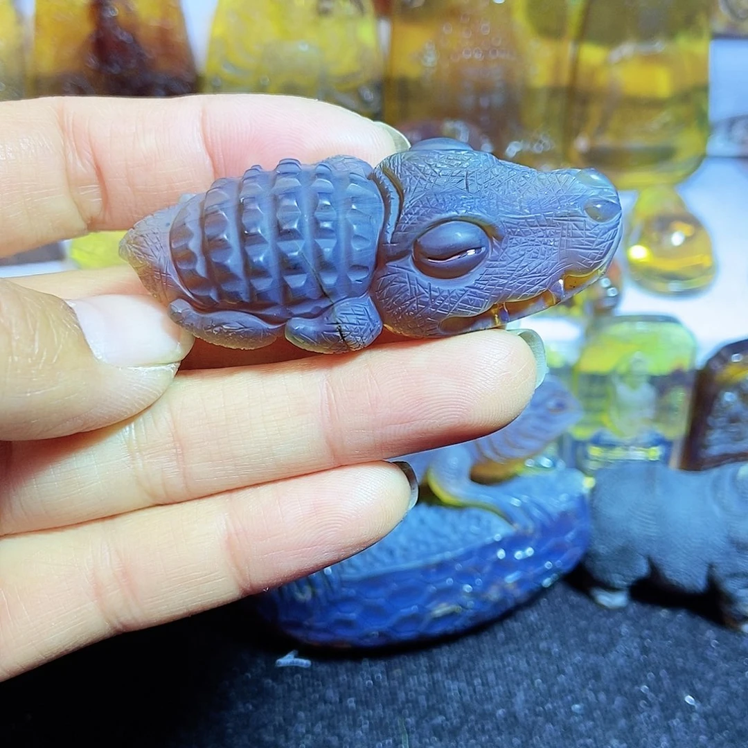 琥珀颈饰未镶嵌鳄鱼4