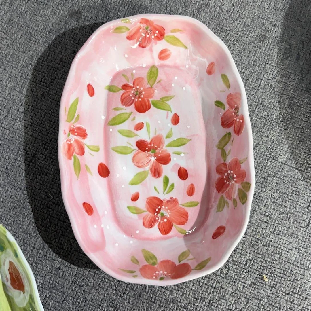 景德镇手绘高温釉下彩陶瓷茶具