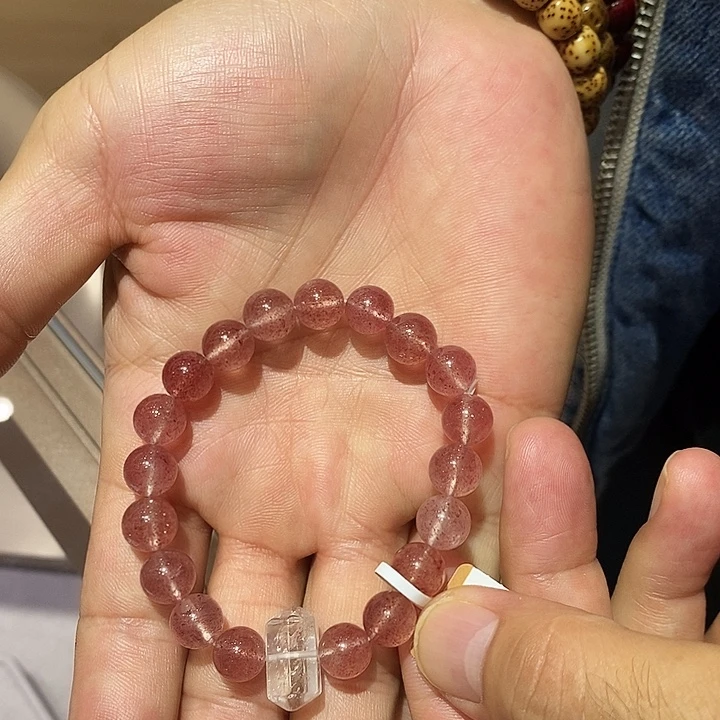 未镶嵌手串水晶草莓晶