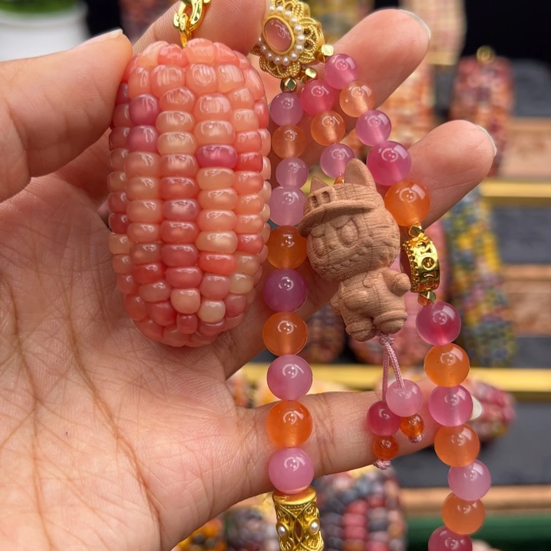 简***爱无非金属七彩文玩玉米专拍链接