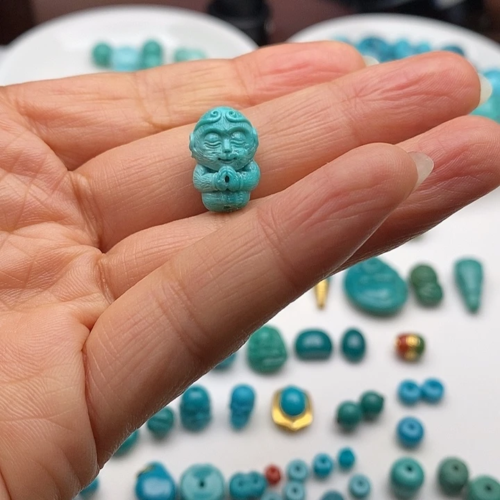 绿松石配珠未镶嵌用****6